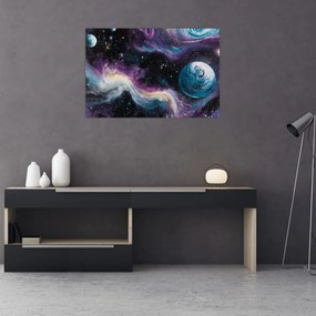 Tablou - Univers pictat (90x60 cm)