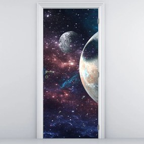 Fototapet pentru ușă - Univers (95x205cm)