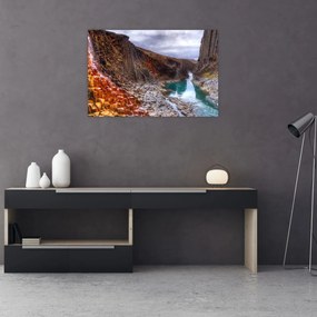 Tablou - Canionul Studlagil (90x60 cm)
