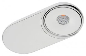 Spot LED modern directionabil aplicat tavan/plafon TORONTO 1 alb