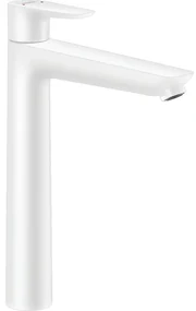 Baterie lavoar inalta Hansgrohe Talis E 240 cu ventil Pop-Up alb mat