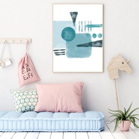 Poster - Abstracție pictată (A4)