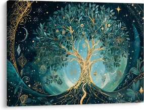 Tablou – Arborele vieții în univers (70x50 cm)