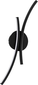 Aplica de perete LED SHIRO negru
