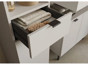 Dulap de baie crem înalt, îngust 30x190 cm Arcena – Germania