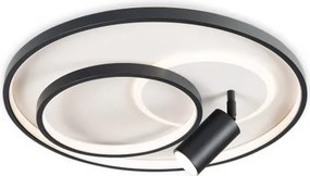 Brilagi - Plafonier LED dimabil UNITY LED/60W/230V + 1xGU10/3W alb/negru +cu telecomandă