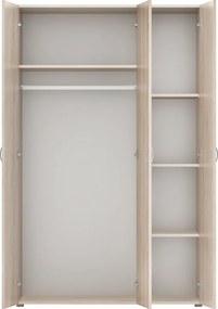 Dulap, cu trei uşi, stejar sonoma, RAMSA 3