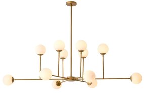 Lustra moderna cu 12 surse de lumina design LUX Aram