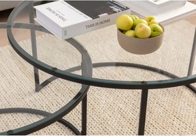 Set masuta de cafea sticla,Seria 710,Homs, 2 buc,0025