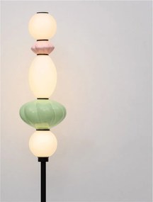 Lampa de podea LED decorativa ceramica Alb, Roz, Verde, ONETA