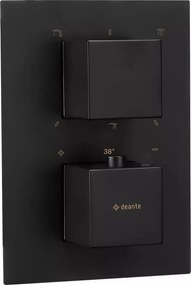 Corp incastrat pentru baterie dus Deante Box negru