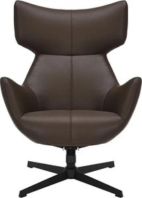 Fotoliu pivotant VOGUE piele sintetica maro