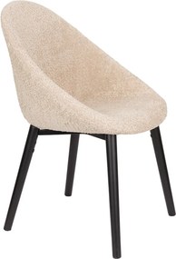 Scaun de sufragerie bej tapițat Fenna – Dutchbone