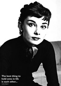 Poster Audrey Hepburn - Quote, (59.4 x 84.1 cm)