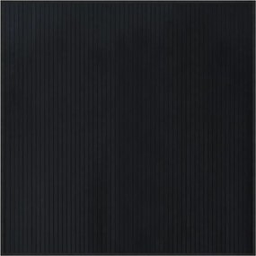 vidaXL Covor dreptunghiular, negru, 100x100 cm, bambus