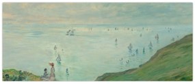 Tablou - Henri Fantin-Latour, Cliffs at Pourville, reproducere (120x50 cm)