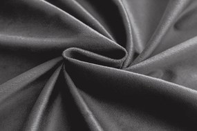 Draperii opace VELVET gri deschis 140x250 cm (2 buc), inele metalice