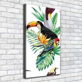 Tablou pe pânză canvas Păsări tropicale