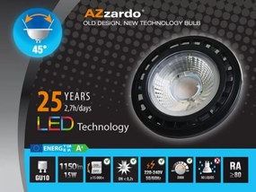 Bec LED dimabil ES111 BULB negru 15W 3000K