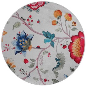 Covoras baie Arya, Multicolor, 100% poliester, D 140 cm