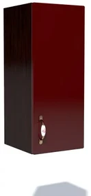 Corp superior 30 cu 1 usa Zebra MDF rosu simplu