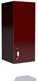 Corp superior 30 cu 1 usa Zebra MDF rosu simplu