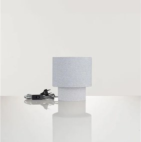 Veioza, Lampa de masa cu abajur gri SYRIN