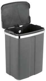 WENKO 54903100 - Coș montabil pe ușă, 26x36,5 cm, gri/argintiu