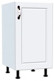 Corp inferior 45 cu 1 usa Zebra MDF alb drept