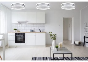 Plafonieră LED dimabilă SMART CORAL LED/24W/230V albă/argintie + telecomandă