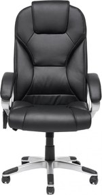 Scaun directorial cu Masaj, telecomanda, PU, Negru