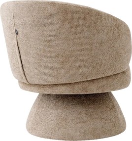 Scaun pivotant design elegant LUX Liberty, Lyssa sand