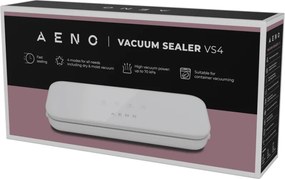 Aparat de vidat alimente AENO AVS0004W, 70 kPa, 4 moduri, Latime maxima a pungii de 30 cm, Functie automata, Buton Stop, LED, Alb