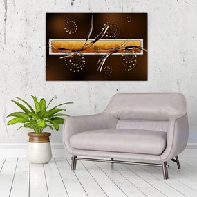 Tablou abstracției - Fluturi (90x60 cm)