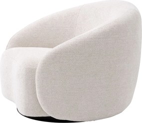 Fotoliu pivotant design elegant LUX Amore, lyssa off-white 116070 HZ