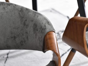 Scaun Bjorn K (gri + nuc). 1110939