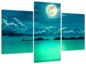 Tablou - Luna plină deasupra apei (90x60 cm)