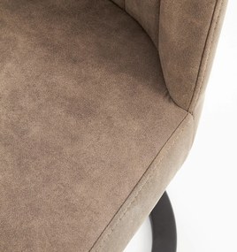 Scaun K338 piele ecologica maro