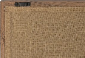 Set 2 tablouri decorative din bumbac țesut manual și lemn de acacia, 75×105 cm, „Relief"