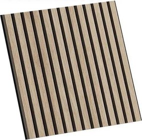 Set de 4 panouri acustice de placare DANVIKEN, 60 x 60 cm, stejar
