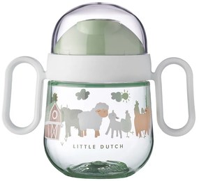 Cană pentru copii verde-deschis din tritan 200 ml Little farm – Mepal