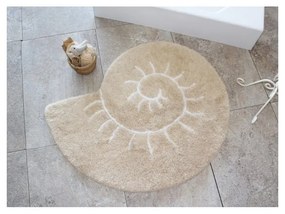 Covoraș de baie bej 90x90 cm Helix - Foutastic