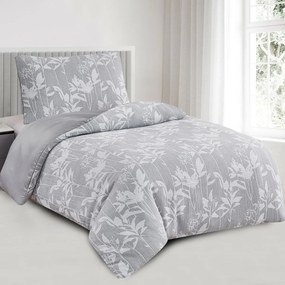 Lenjerie de pat din jacquard Alabama gri, 140 x 200 cm, 70 x 90 cm