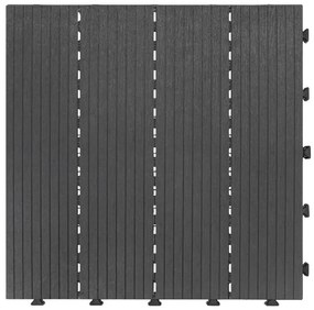 Dale terasa din compozit, model Cosmo Extreme, 45cmx45cm, culoare antracit