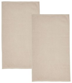 Prosoape bej 2 buc. din bumbac cu uscare rapidă, din frotir 90x140 cm Quick Dry – Catherine Lansfield