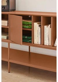 Comodă TV neagră 220x74x45 cm Platt – Teulat