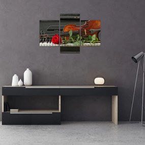 Tablou- Amintire de muzicean (90x60 cm)