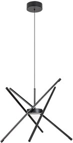 Lustra LED suspendata stil minimalist Henli2 negru