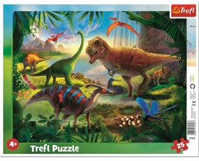 Puzzle Trefl Dinozauri, 25 piese