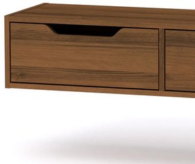 Dulap Suspendat Alberto Walnut 100x32.5x22 cm